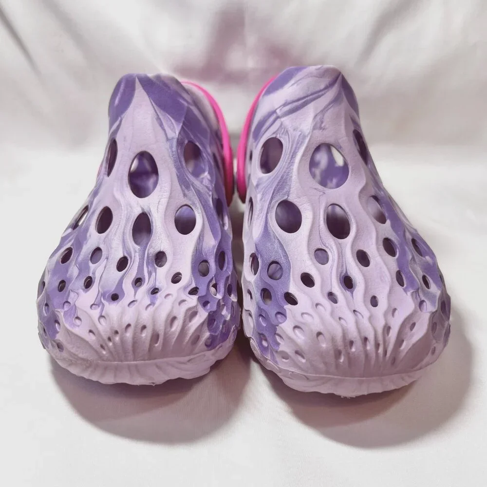 Merrell Hydro Moc Water Shoes-Kids size 4-Mrs1480 1-Purple/lilac/Pink-Slip On